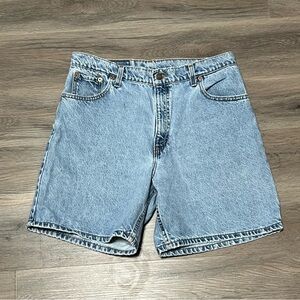 Levi's 550 15 (32) Blue Jean Shorts Relaxed Fit Jorts Baggy USA Made 90s Y2K VTG